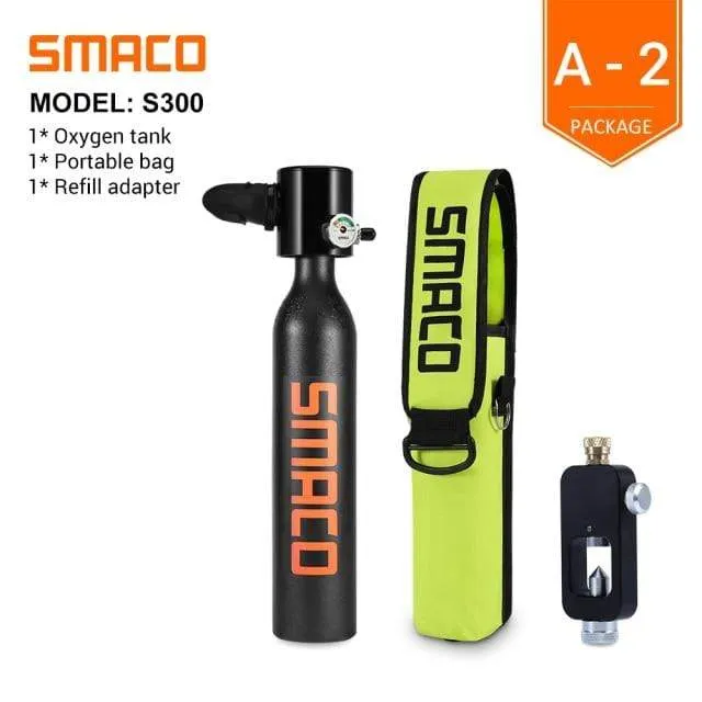 SMACO Scuba Diving Oxygen Tank Set