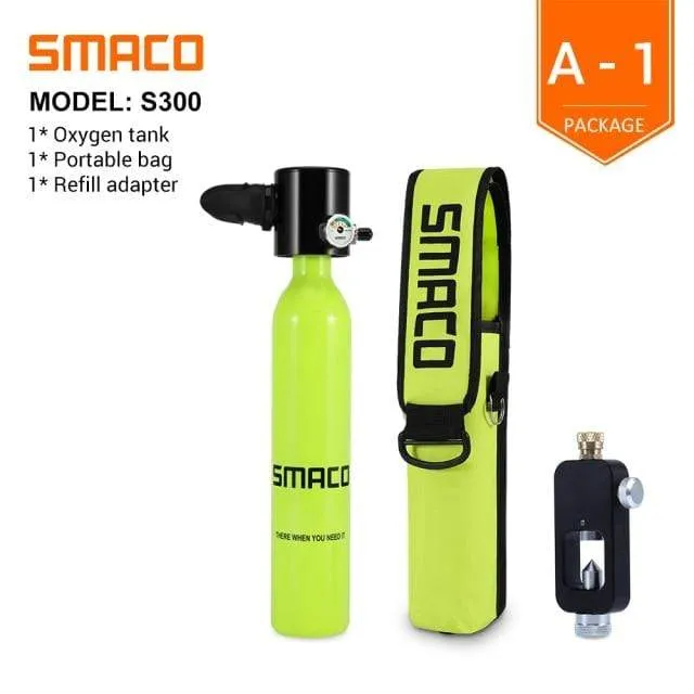 SMACO Scuba Diving Oxygen Tank Set