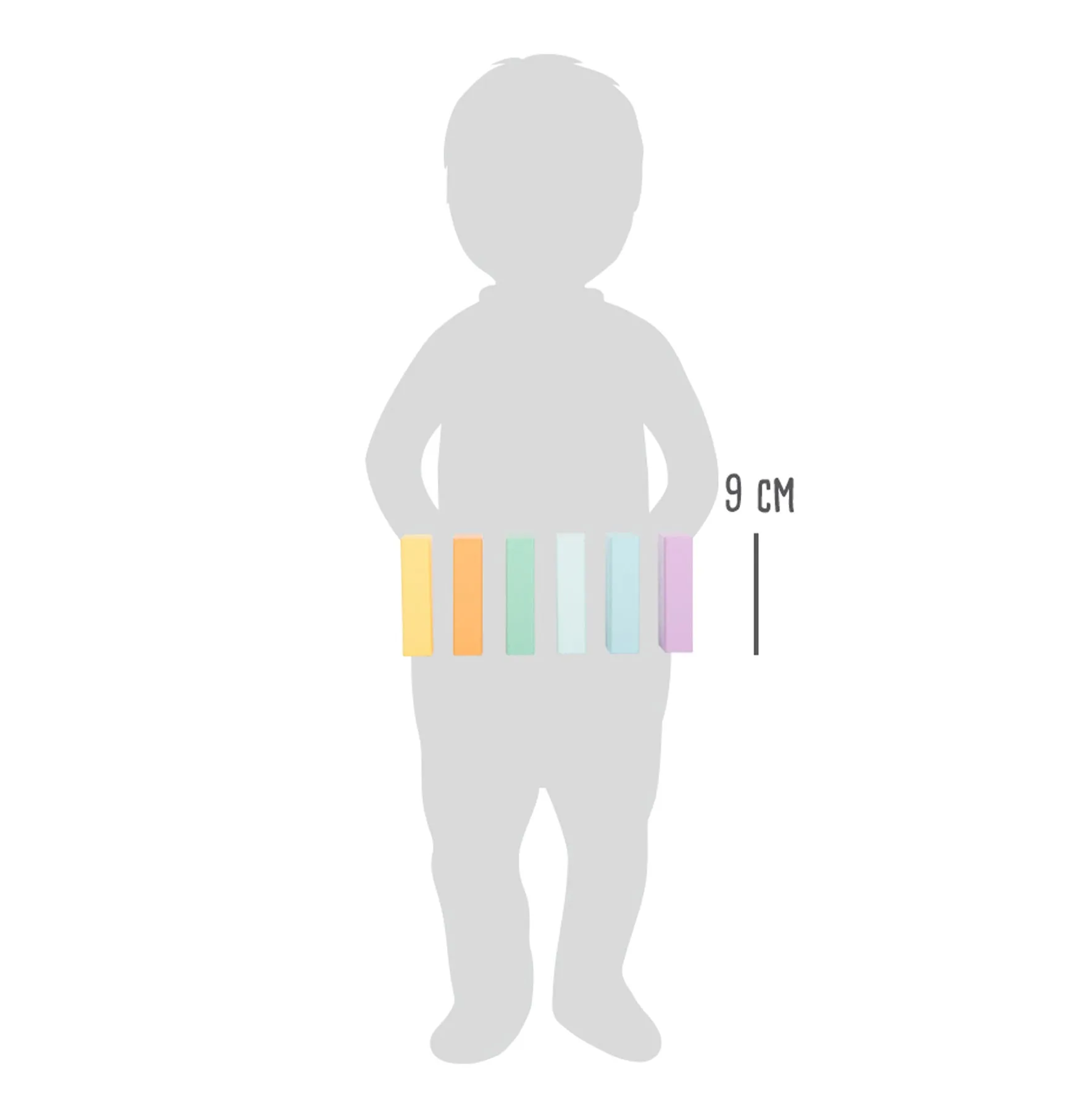 Small Foot Pastel Wooden Building Blocks