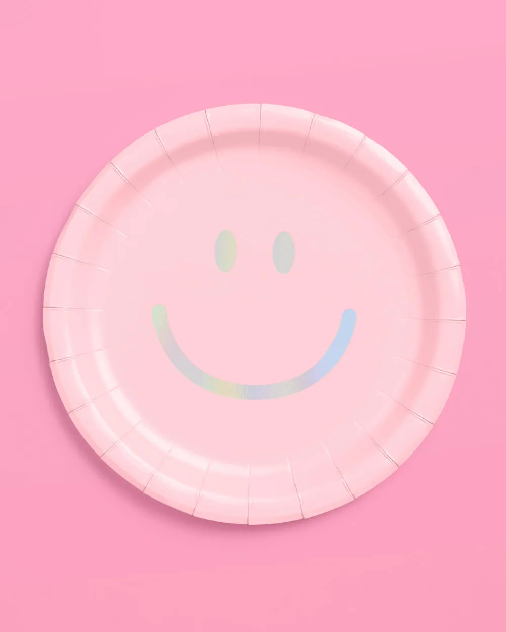 Smiley Plates - 24 paper plates