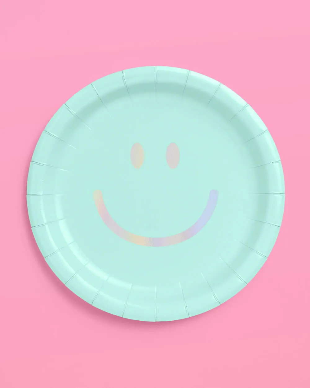 Smiley Plates - 24 paper plates