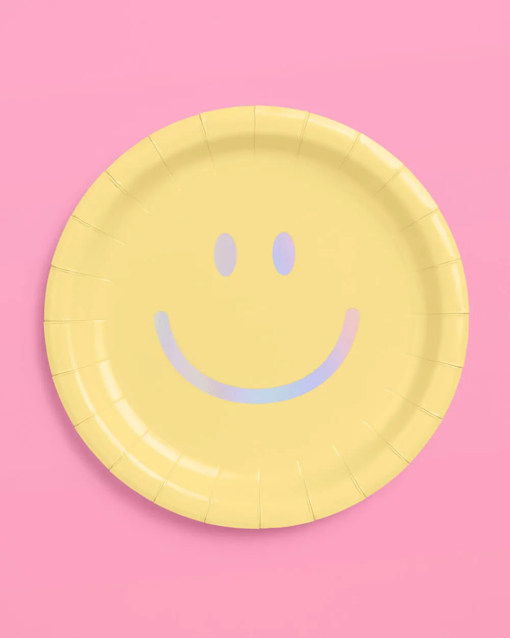 Smiley Plates - 24 paper plates