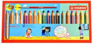 Stabilo Woody 3 in 1 - Set of 18