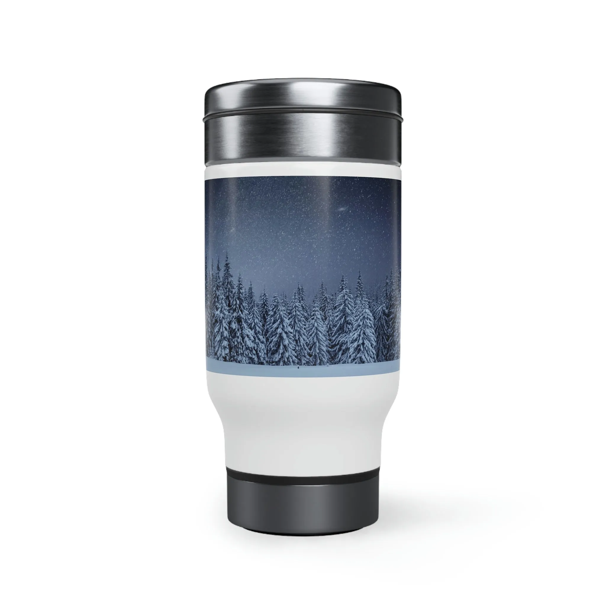 Stainless Steel Travel Mug with Handle, 14oz