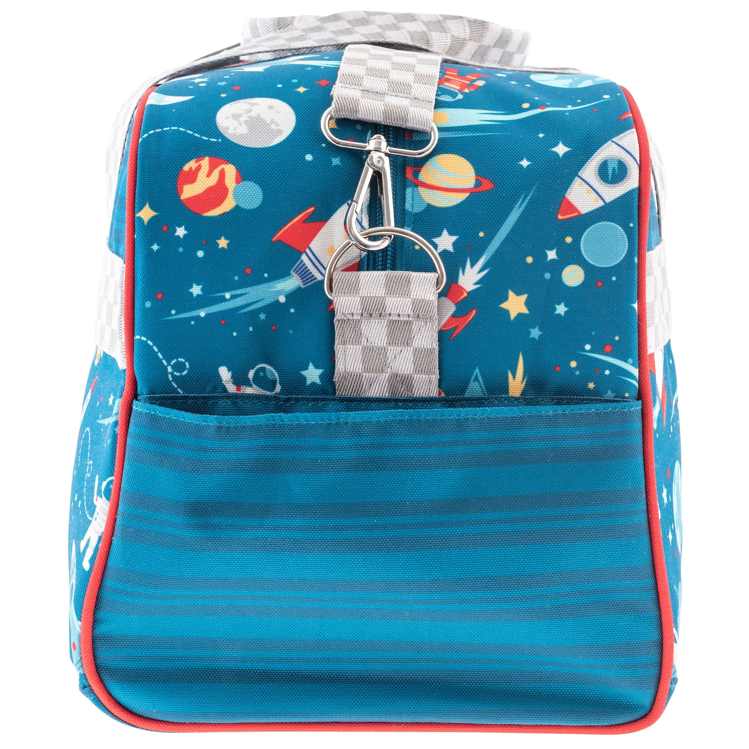 Stephen Joseph All Over Print Kid's Duffle Bag, Space