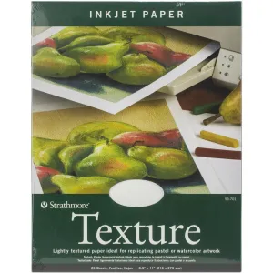 Strathmore Ink Jet Paper Texture 8.5"X11" 25 Sheets