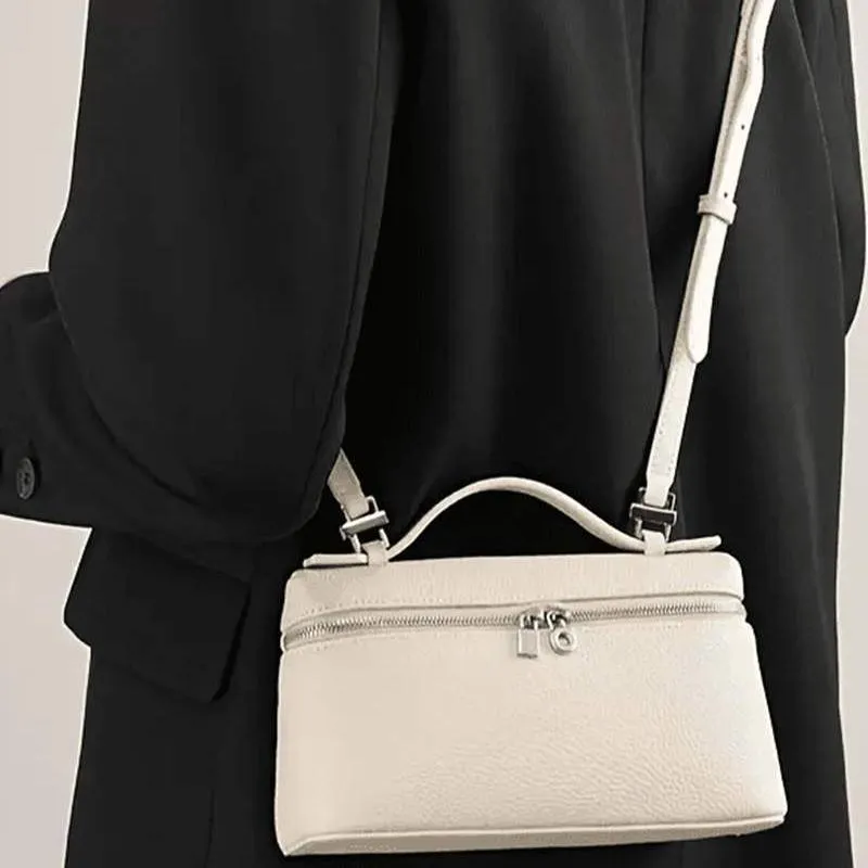 Stylish Loreen Faux Leather Handbag with Adjustable Shoulder Strap and Gold Logo Emblem