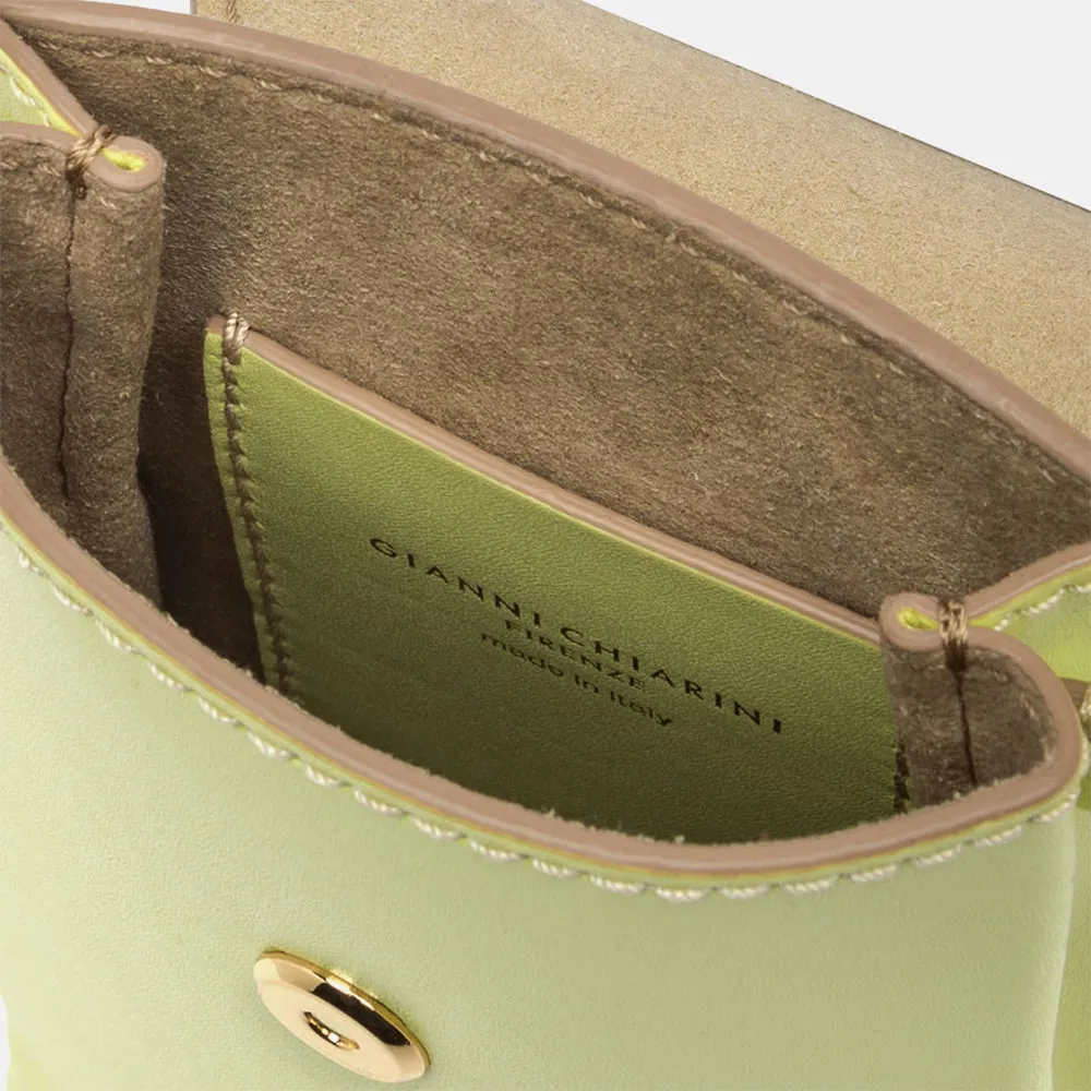 Sunny Yellow Leather Corallo Phone Bag