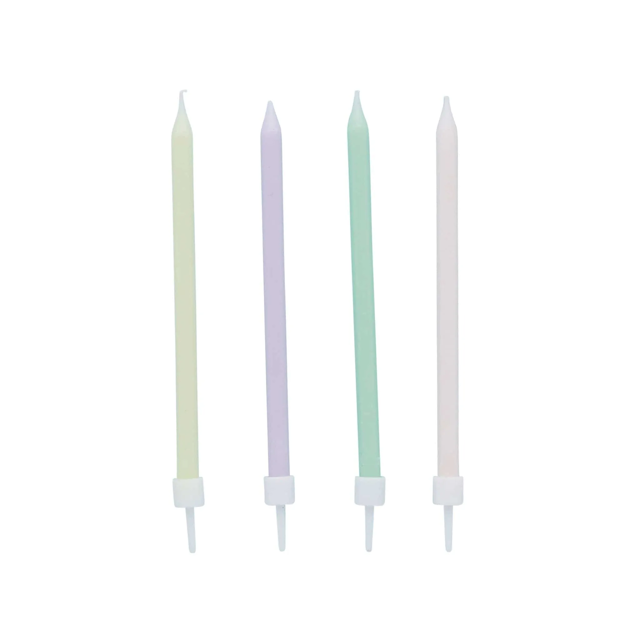 Tall Pastel Cake Candles