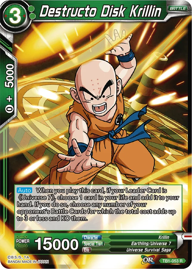 TB1-053 Destructo Disk Krillin