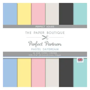 The Paper Boutique Perfect Partners Pastel Daydream 8"x8" - Colours*