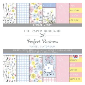 The Paper Boutique Perfect Partners - Pastel Daydream 8"x8" Medley*