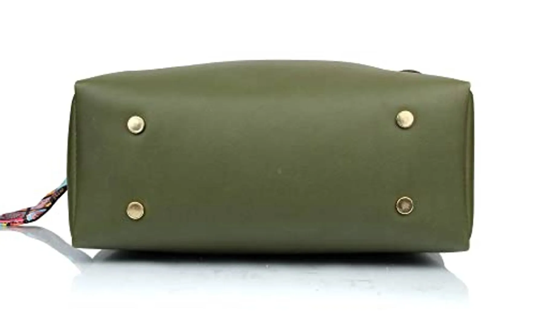 TMN Green Combo of Hand gab with  SLING Baga and Golden Chanin bag