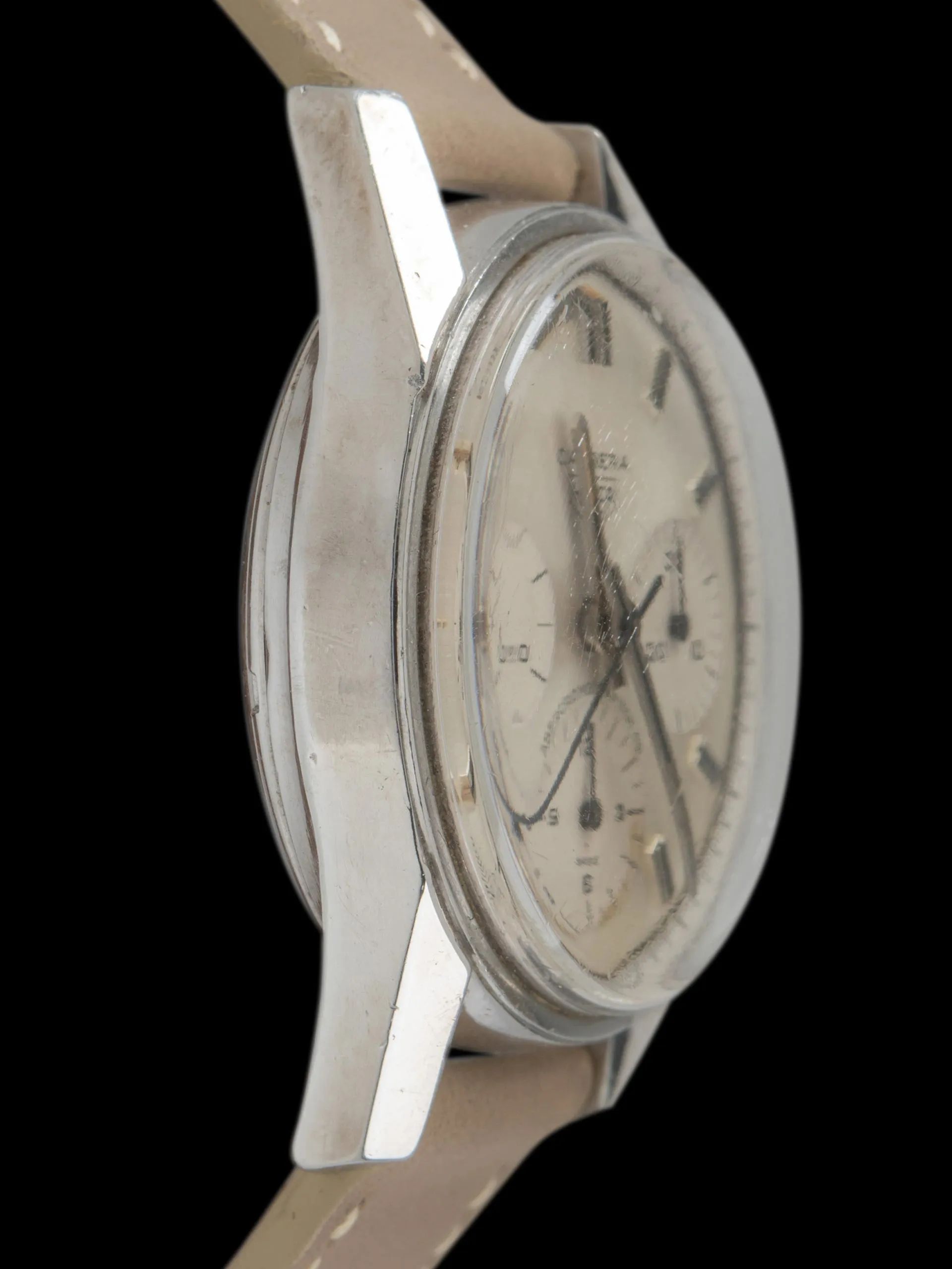 *Unpolished* 1960s Heuer Carrera 12 (Ref. 2447s) "Abercrombie & Fitch Co."