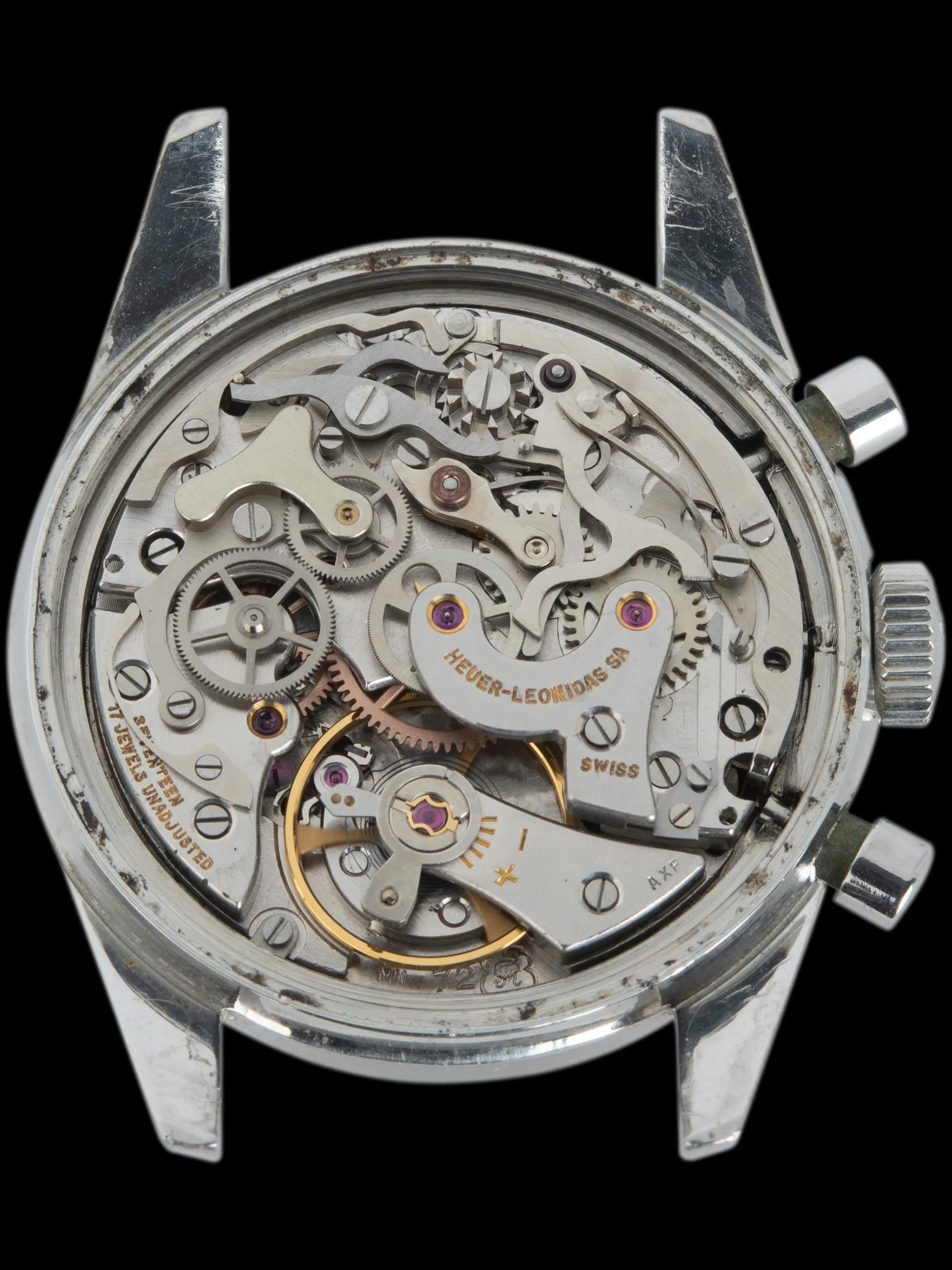 *Unpolished* 1960s Heuer Carrera 12 (Ref. 2447s) "Abercrombie & Fitch Co."