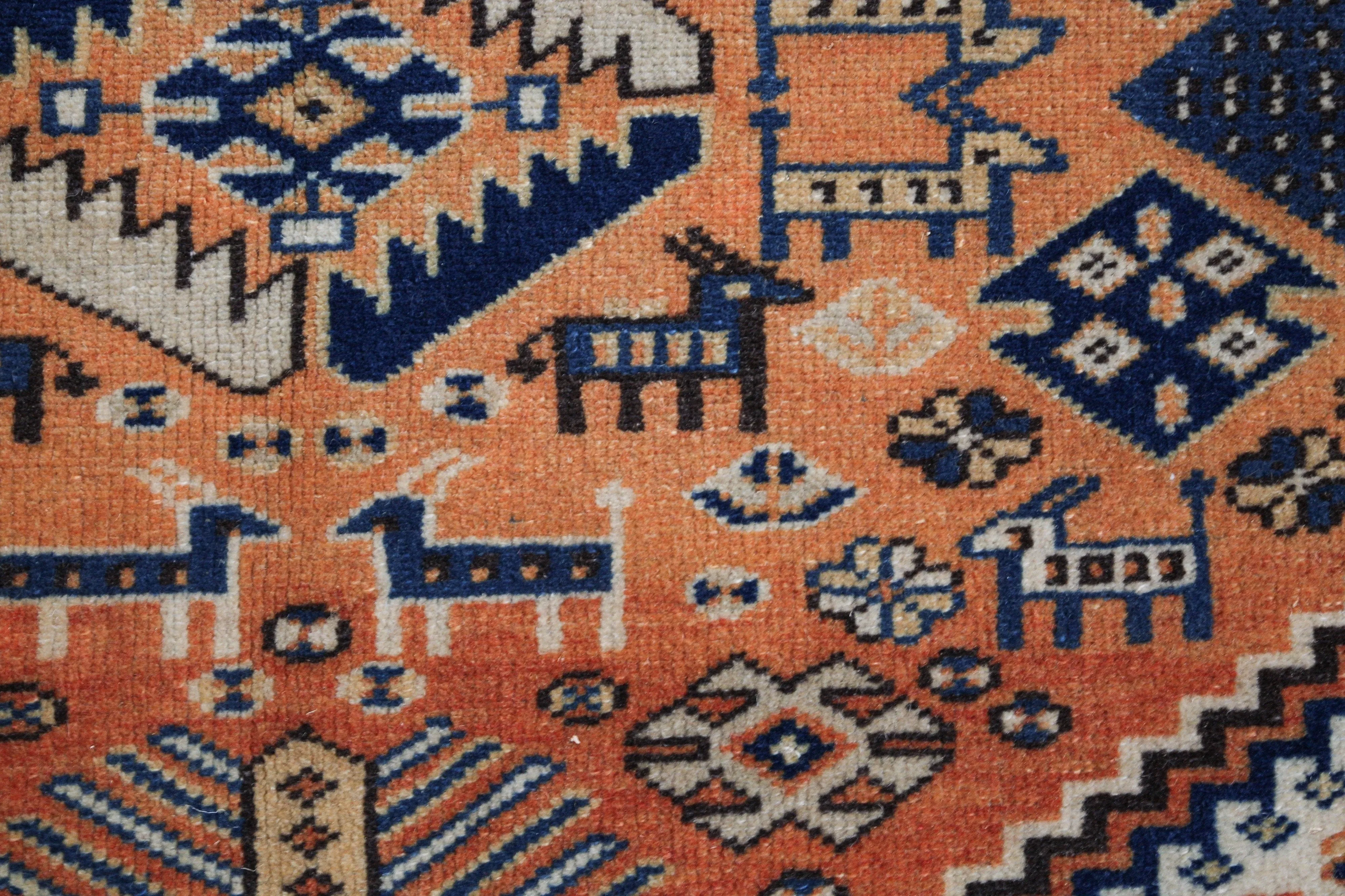 Vintage Anatolian Rug 6'3"x9'4"