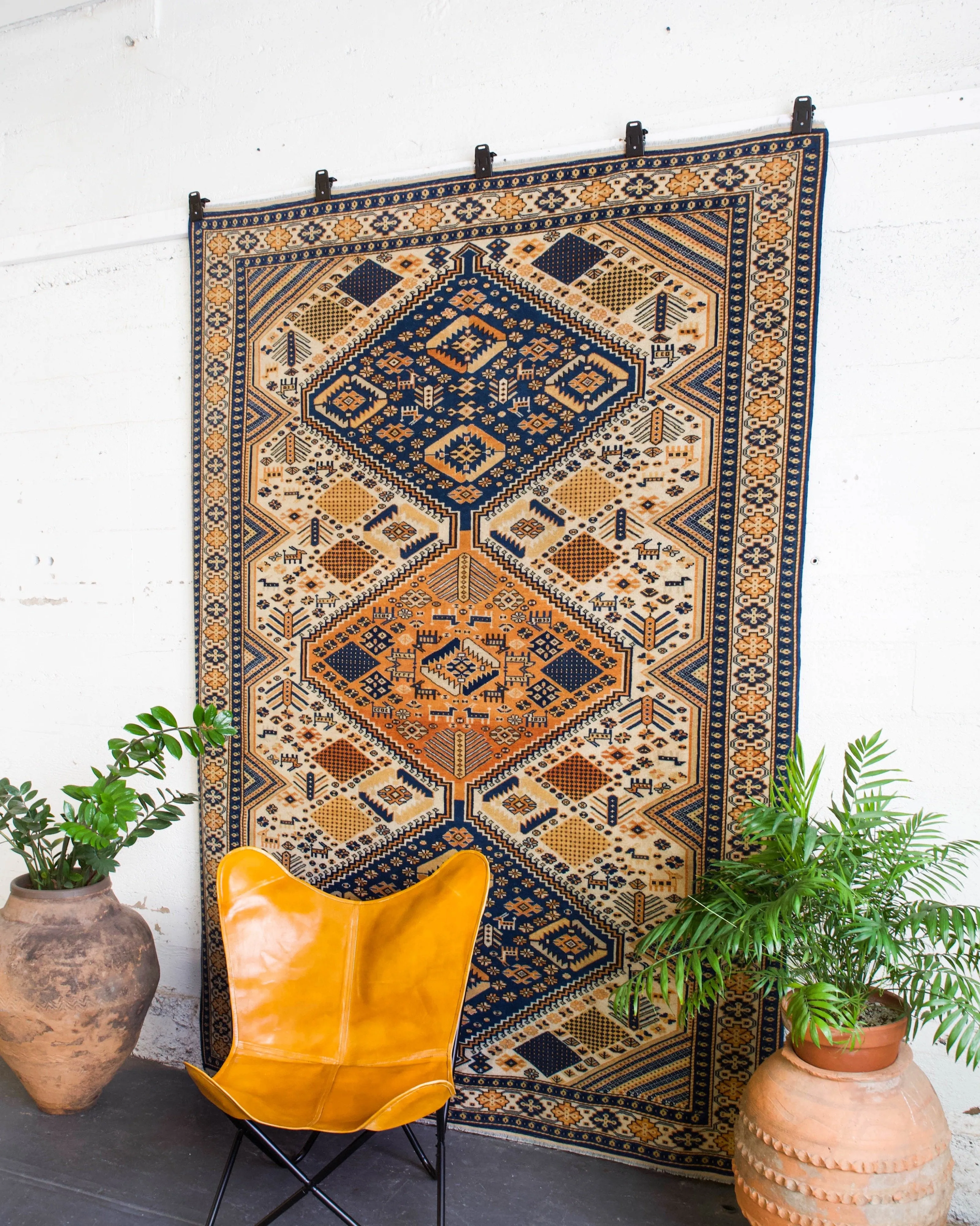 Vintage Anatolian Rug 6'3"x9'4"