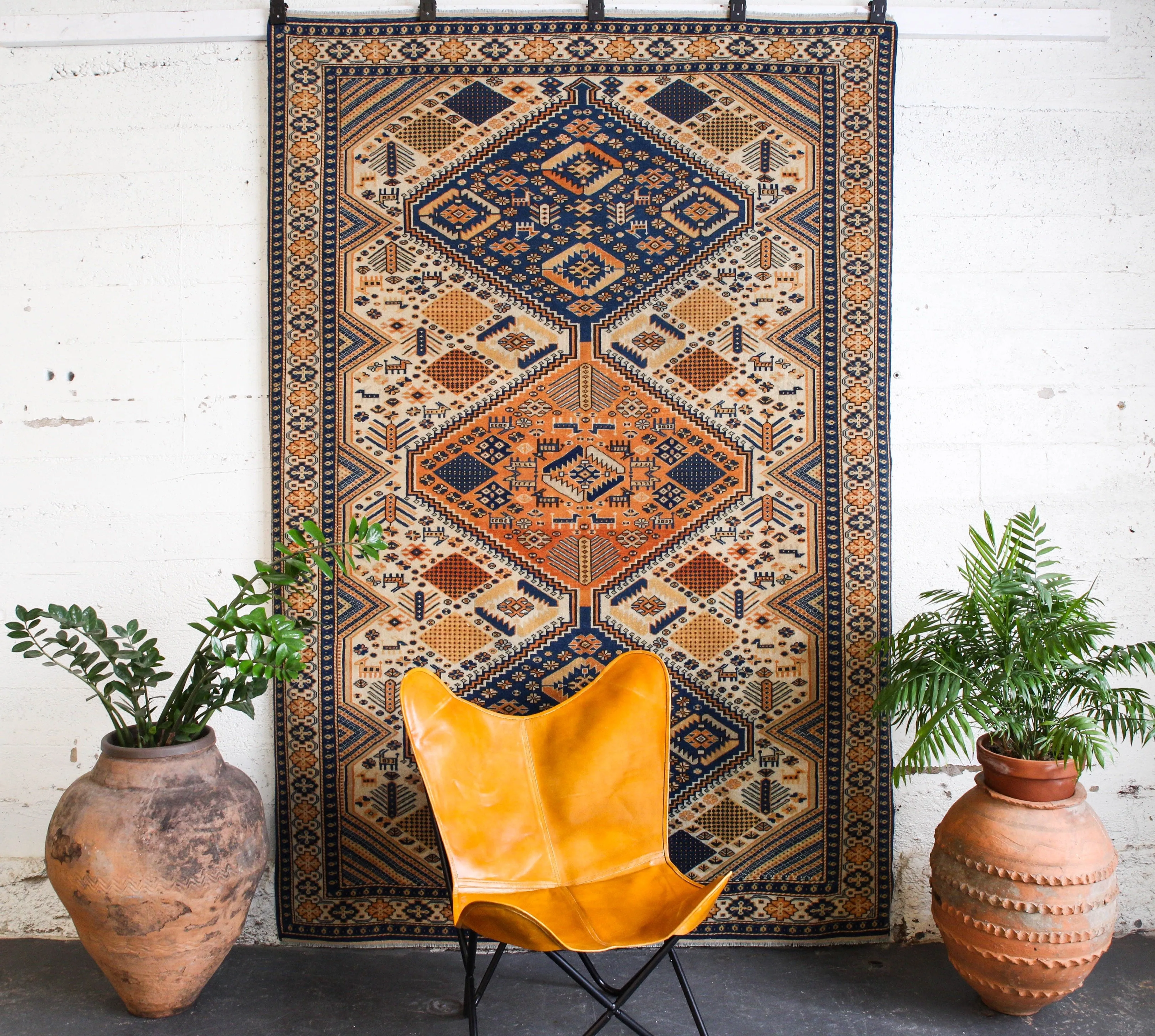 Vintage Anatolian Rug 6'3"x9'4"