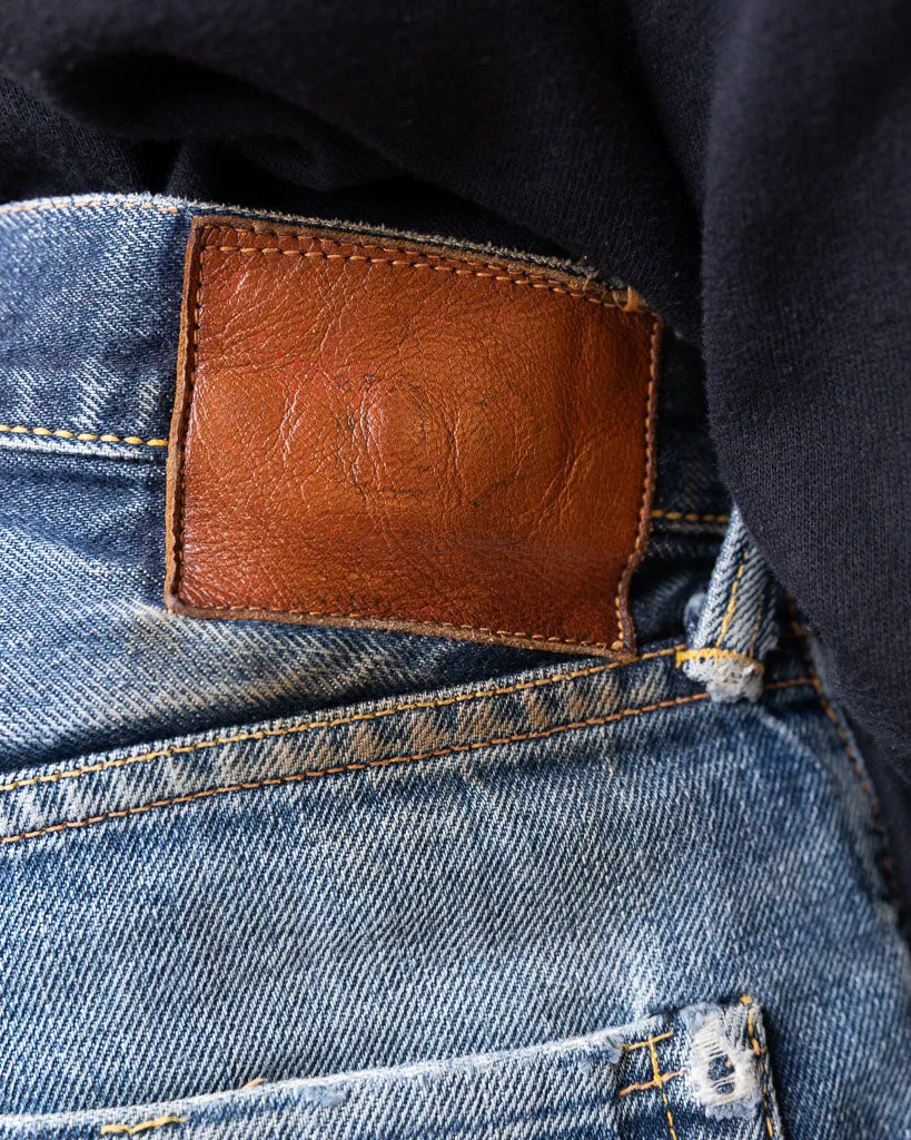 Vintage Evisu Yellow Seagull Two Tone Selvedge Denim