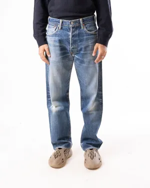 Vintage Evisu Yellow Seagull Two Tone Selvedge Denim