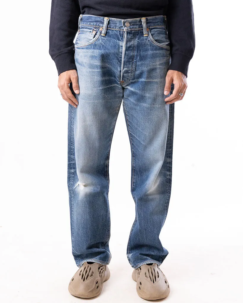 Vintage Evisu Yellow Seagull Two Tone Selvedge Denim