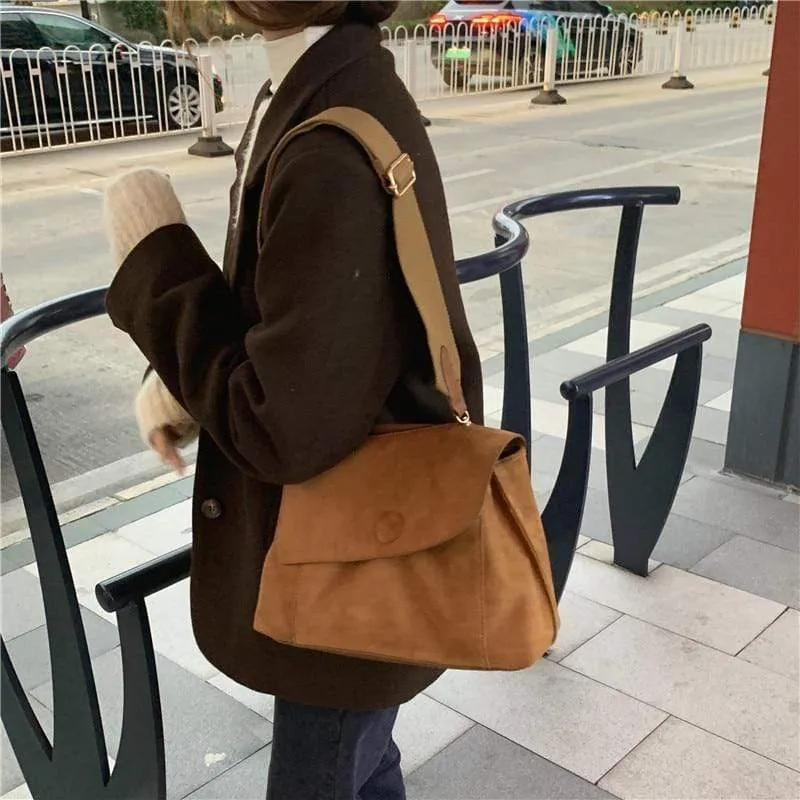 Vintage Flap Satchel Bag