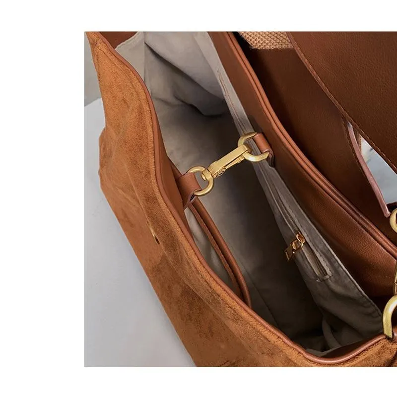 Vintage Flap Satchel Bag