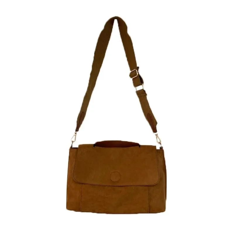 Vintage Flap Satchel Bag