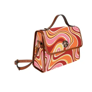 Vintage style handbag, Retro Handbag, Women's Purse, Hippie bag, 70s Style purse, Red Stripe Handbag,70s handbag, 70s inspired, Women's Bag