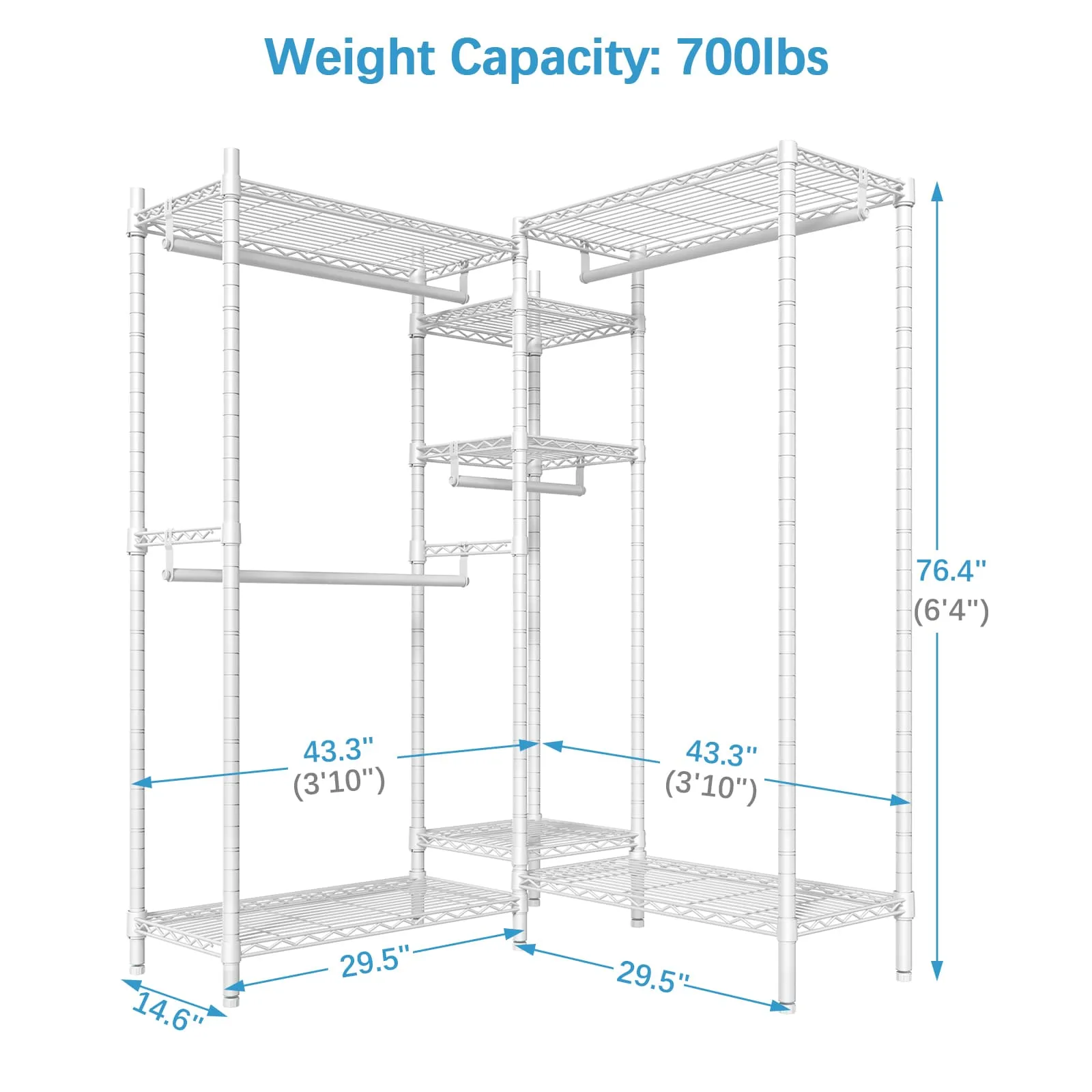 VIPEK L6 Garment Rack