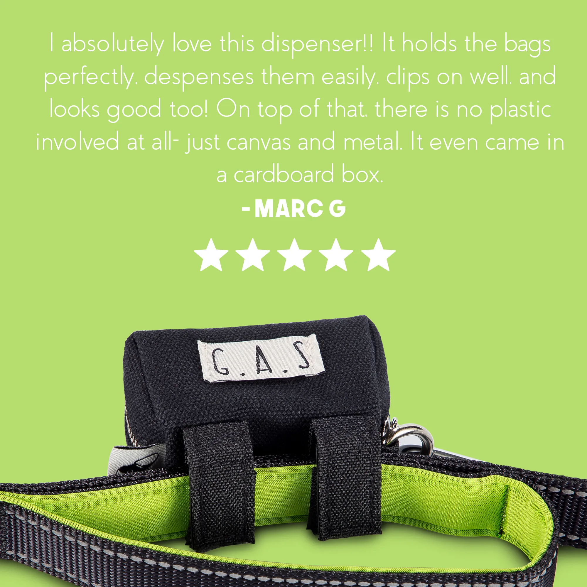 Virgin Plastic-Free Poop Bag Dispenser