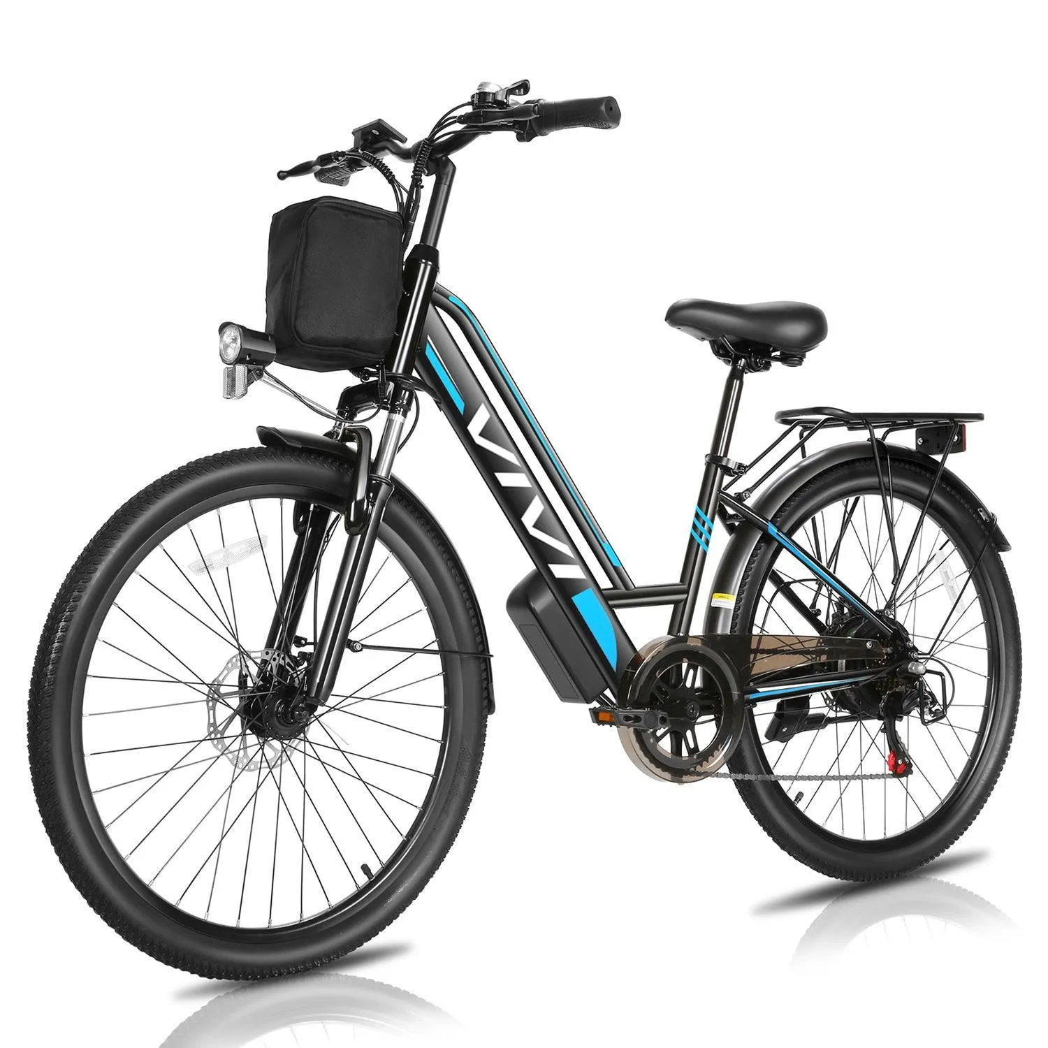 VIVI MT26GUL Step-Through Urban Rambler Electric Bike UL2849 Certified