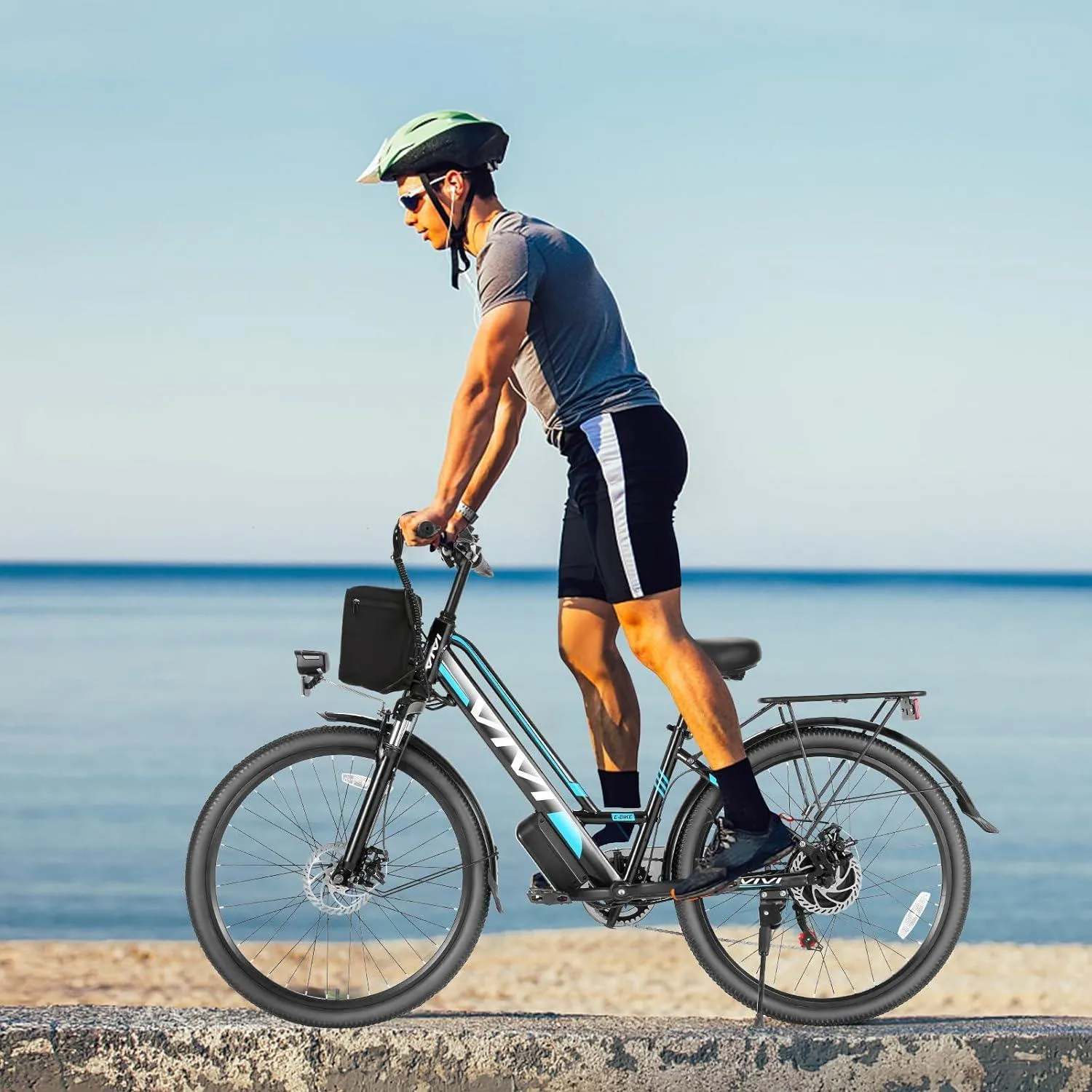 VIVI MT26GUL Step-Through Urban Rambler Electric Bike UL2849 Certified
