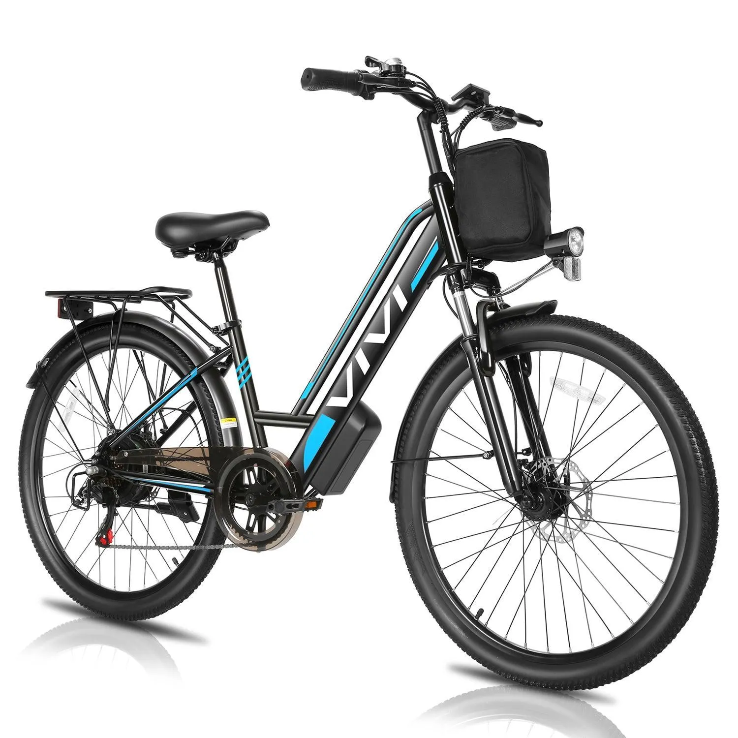 VIVI MT26GUL Step-Through Urban Rambler Electric Bike UL2849 Certified