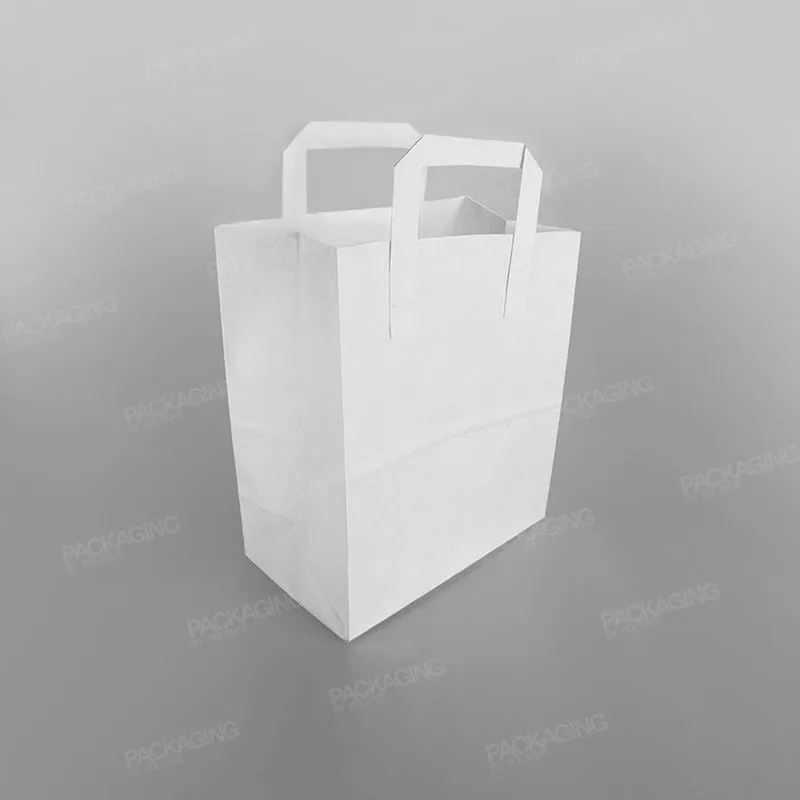 White Paper Carrier Bag