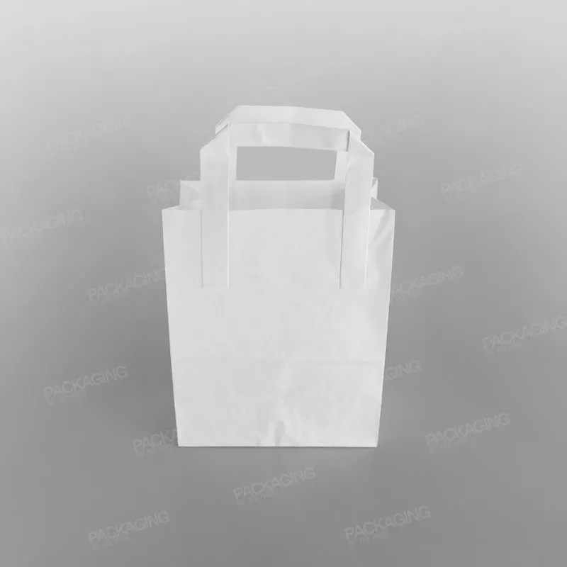 White Paper Carrier Bag