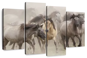 Wild Horse Stampede Wall Art