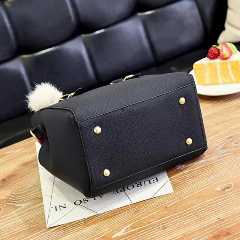 Women - Handbag - Leather with Pendant - Stylish Designer Accessory