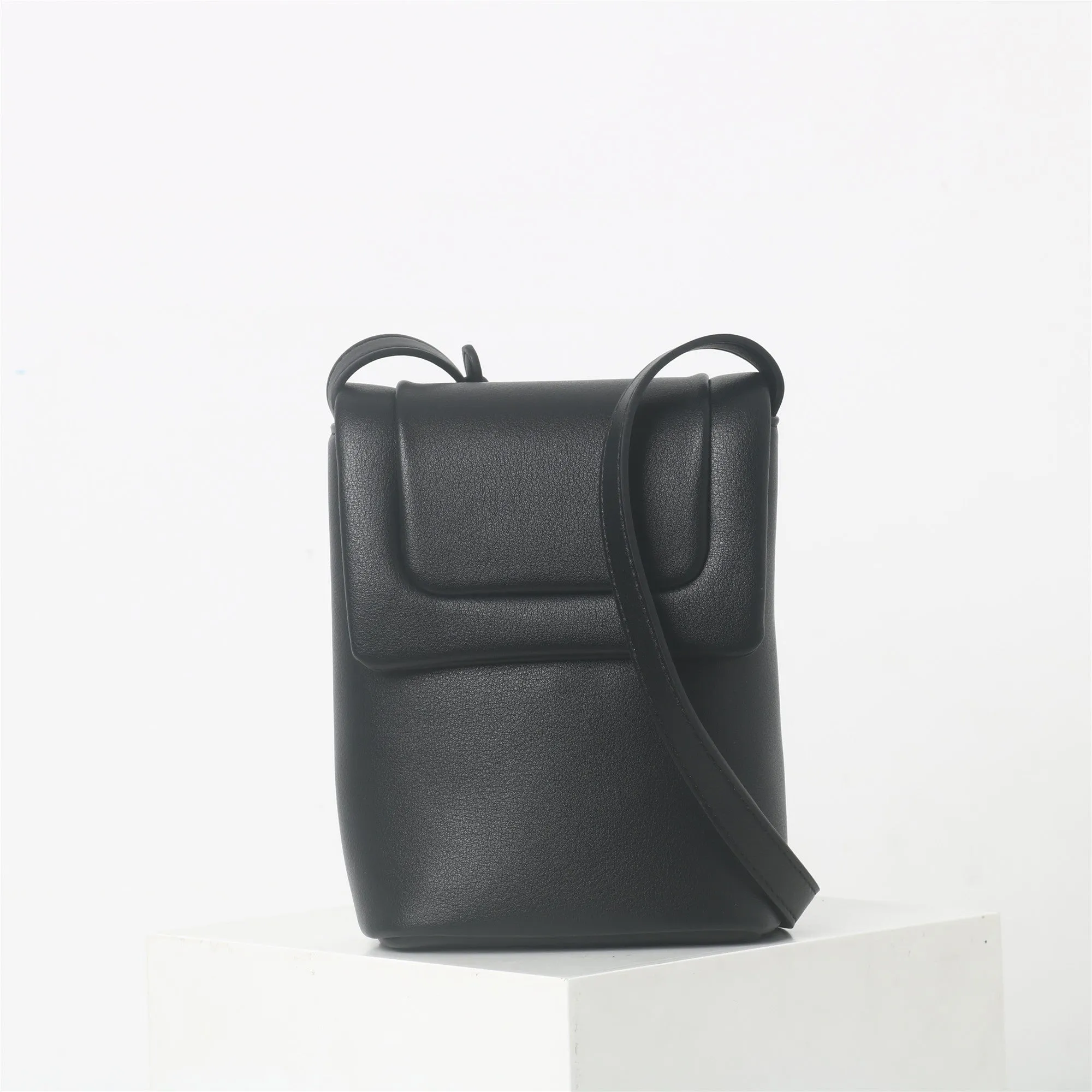 Womens Leather Phone Handle Bag