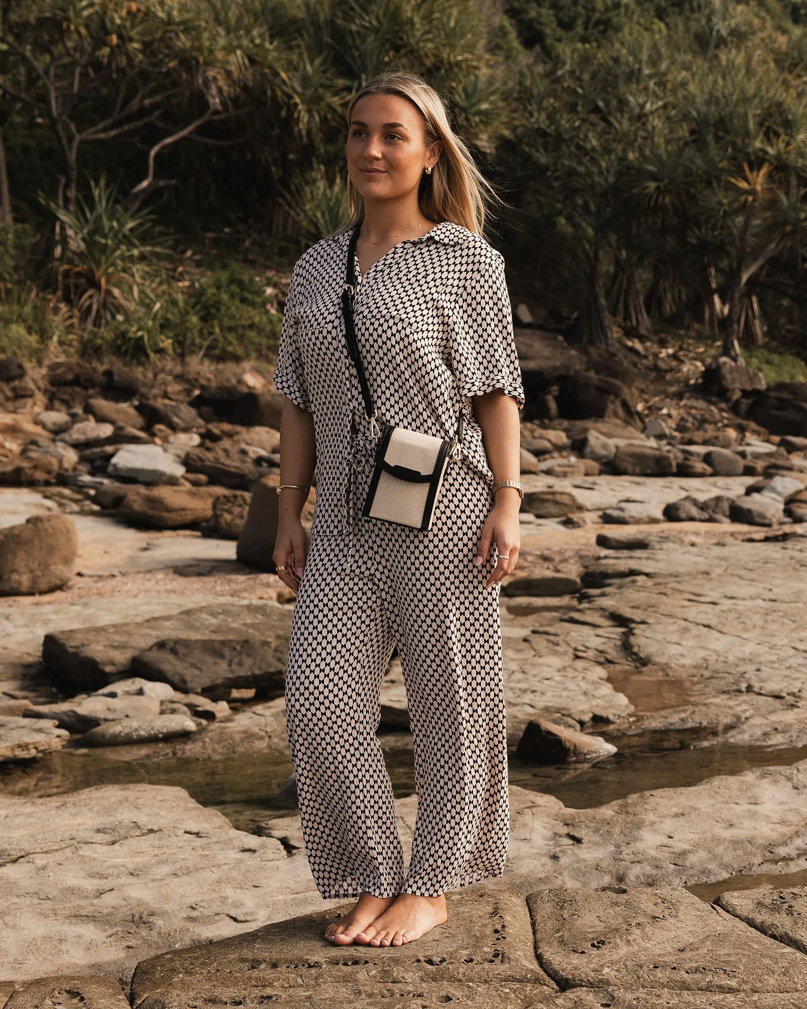 Yoko Canvas Phone Bag