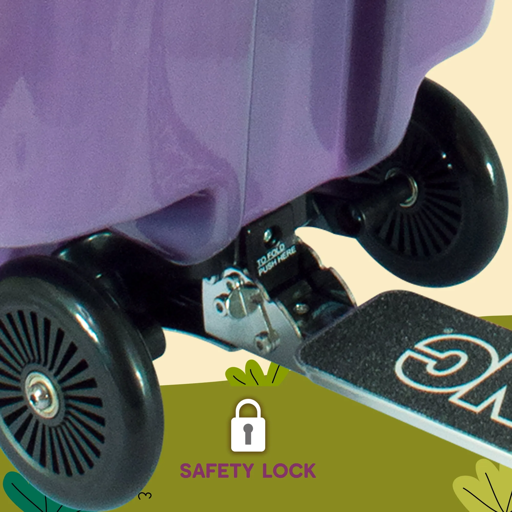 Zinc Flyte Luca the Llama Scooter Suitcase - Children's Luggage